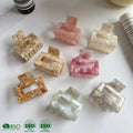 Wholesale Hair Claw Clip 5.2cm Middle Size Small Claw Clips Custom Eco-friendly Acetate Hair Claw Clips for Women