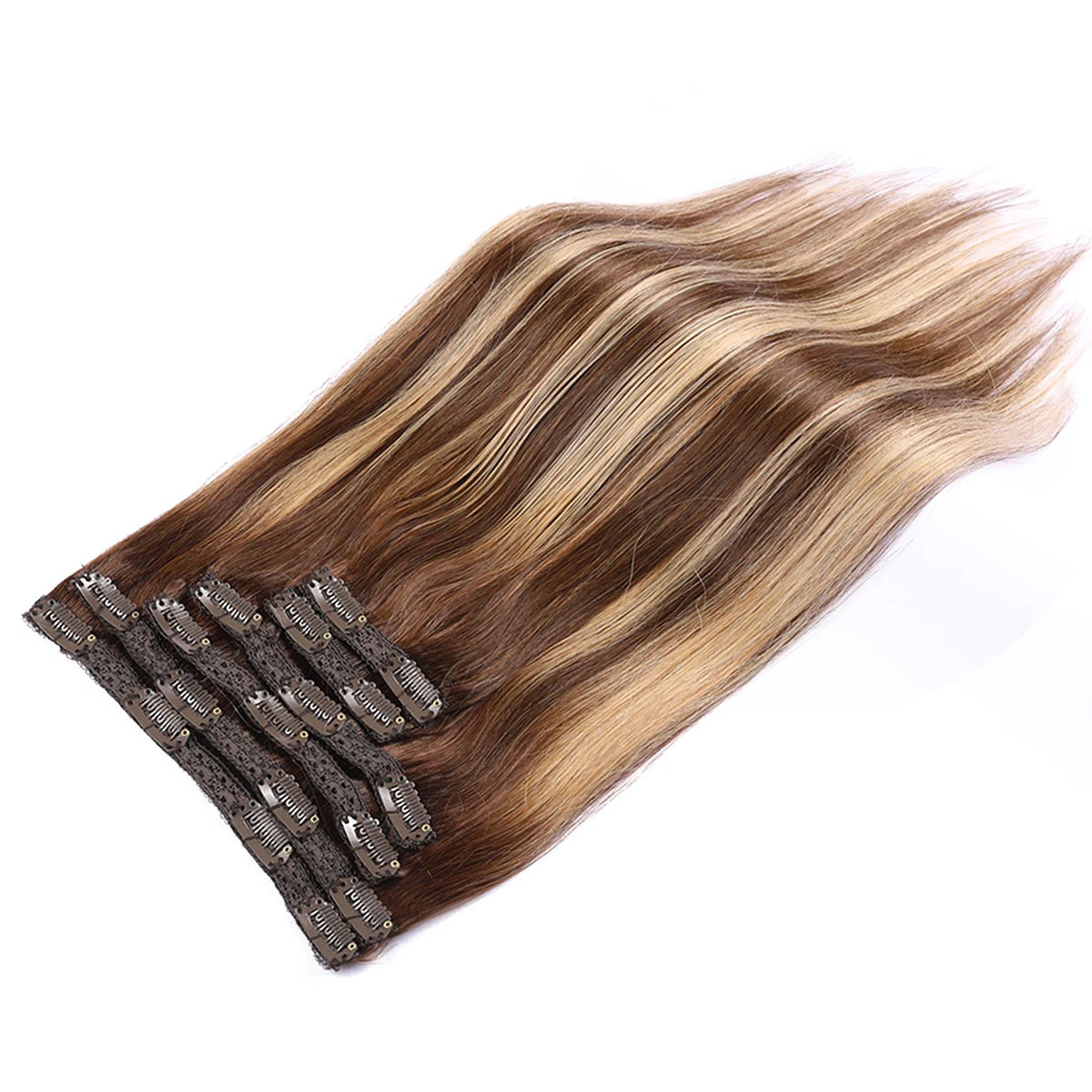 European Remy  Real Human Hair Clip in Hair  Big Stock and Shipping Time Within 24 Hours