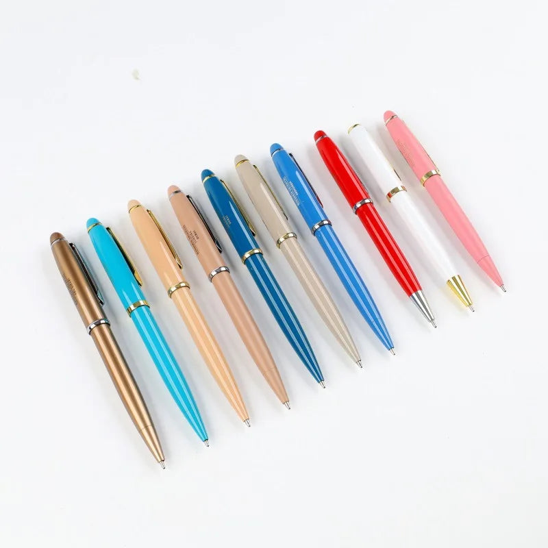 OEM Luxury Executive Metal Ballpoint Pen High Quality Pen with Custom Logo and Gift Box for Promotions