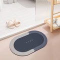 U-HOME Machine Made Wholesale Water Absorbent Cushioned Bathroom Carpet Washable Anti Slip Custom Rubber Bathroom Rug Bath Mats