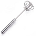 Factory Wholesale 11 Inch Stainless Steel PP Handle Eco-Friendly Metal Hand-Held Egg Beater for Home Kitchen Use