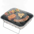 Camping Only Disposable Portable Foldable Aluminum Foil Mini Bbq Charcoal Grill Stove