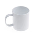 11 OZ Sublimation Coated Plastic Mug Customized Picture Round Handle Mug for Promotion Gift