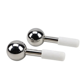 Salon Skin Care Tool Silicone Ice Facial Roller Set Cooling Skin Tone Improvement and Lifting Face Massage Roller