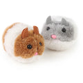 Cute Cat Toys Plush Fur Lifelike Safety Little Mouse Interactive Toy Shake Movement Pet Kitten Funny Rat Shape