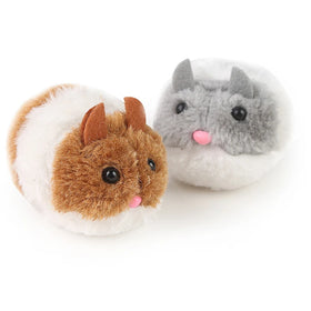 Cute Cat Toys Plush Fur Lifelike Safety Little Mouse Interactive Toy Shake Movement Pet Kitten Funny Rat Shape