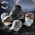 Spring and Summer New Vintage Solid Color Cowboy Hat Personality Fashion Hole to Do Old Baseball Cap Casual Cap