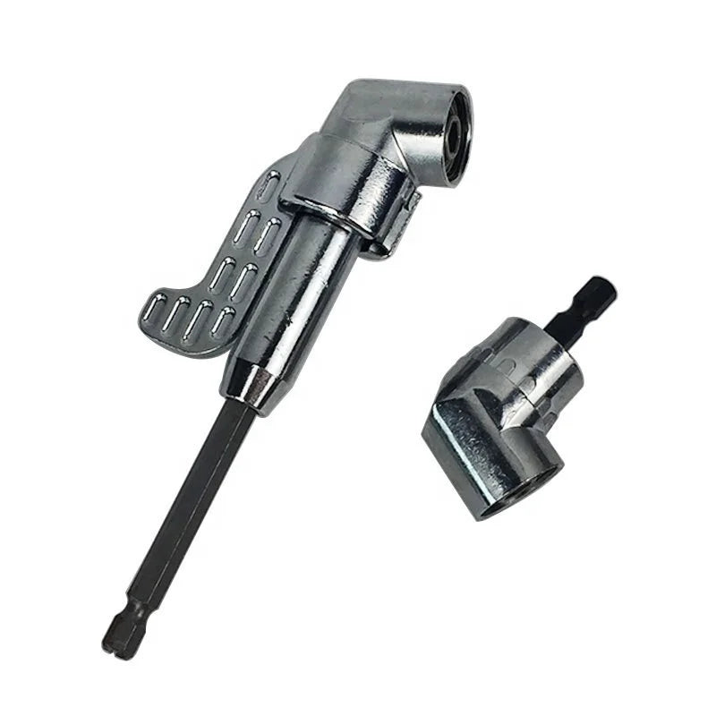 1/4\" Drive 105Â° Multifunction Steel Extension Power Screwdriver Drill Quick Change Magnetic Bit Angle Holder Accessories