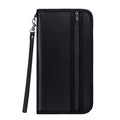 YHX Multiple Layers Zipper Bag Water and Fire Resistant Passport Holder with Card Slot for Secure Filing