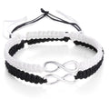 Wholesale 2pcs Braided Luck Rope Adjustable Bracelet Infinity Forever Lovers Friendship Couples Bracelets