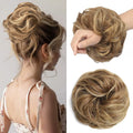 Messy Bun Hair Pieces Elastic Blonde Messy Hair Bun Scrunchies Extensions for Women Synthetic Thick Fluffy Chignons Hairpieces