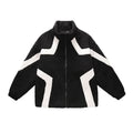 High Streetwear Fashion Sherpa Fleece Jacket Zip up Warm Sweatshirt Coat Men'S Winter Jacket
