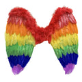 Adult Large rainbow Feather Angel wings Costume