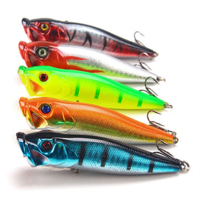 Hard Baits Top Water Popper 9cm/12.5g Artificial Bait Fishing Lure