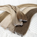 In Stock LeShine Top Quality European Straight New Hand-tied Weft Hair Genius Weft