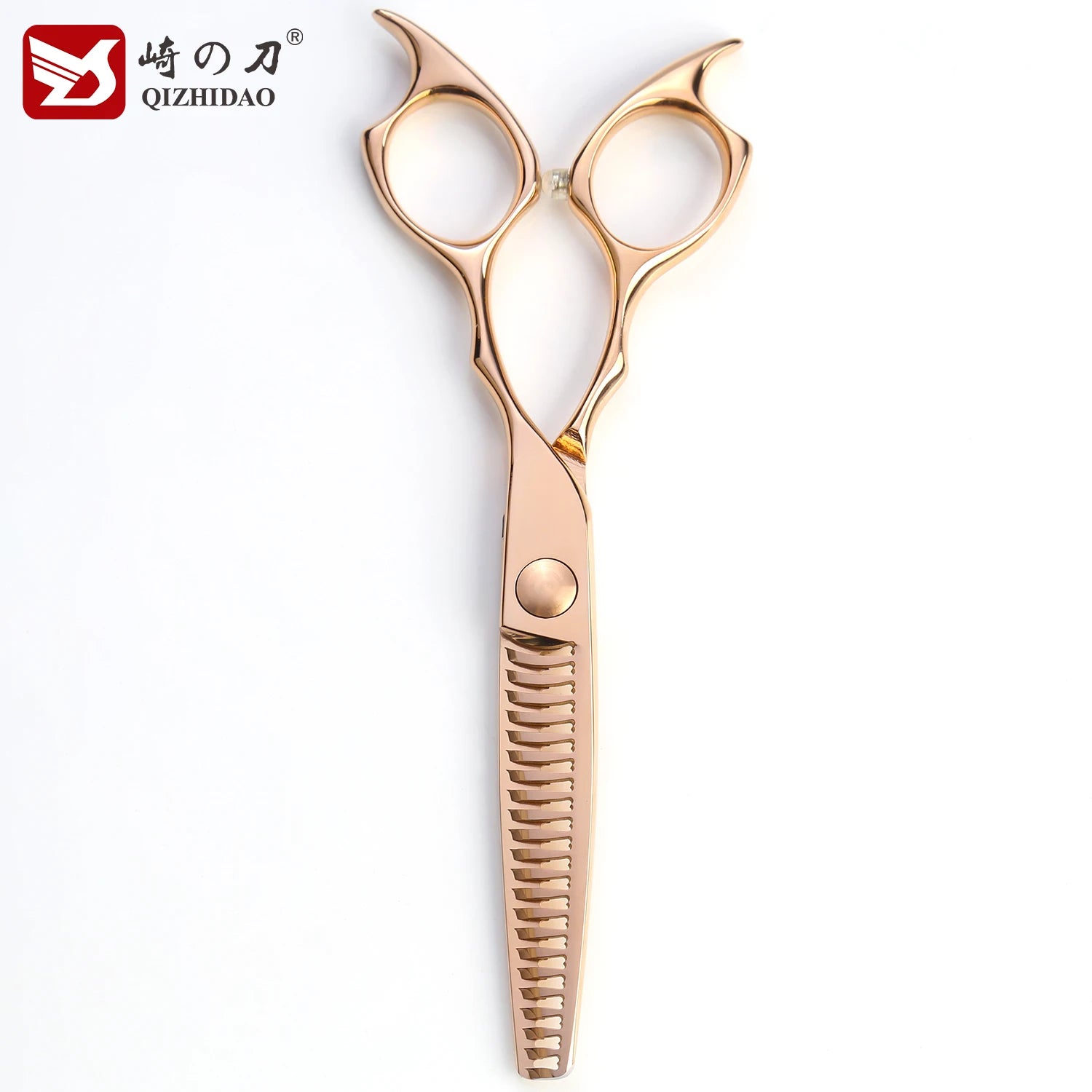 CNC Newest Upgraded Teeth Rose Gold Hair Thinning Scissors Japan VG10 Trimming Hair Shears Barber Scissors