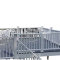 Modern WPC Composite Outdoor Decking Flooring with Waterproof Garden Balcony Terrace Railing Designs Handrail Made Plastic Wood