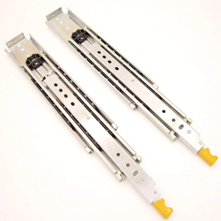 Load 225 kg 76 mm Fully Retractable Drawer Slider with Locking Heavy Duty Ball Bearings