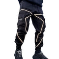 Hot Selling Men's Casual Cargo Pants with Reflective Design Elastic Waist Custom Logo Wholesale Street Wear