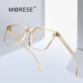 MORESE 2032 Thick TR90 Transparent Anti Blue Light Glasses Optical Eyewear Eyeglasses Big Frames for Men