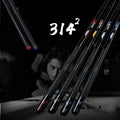 Jaguar 3142 Black Technology Carbon Fiber Pool Cue 12.75mm American Nine Ball Pool Cue Aluminum Alloy Interface