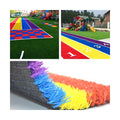 Artificial Grass Customized Patterns Artificial Color Turf Mat Decorative Grass Mat Synthetic Turf