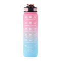 Wholesale School Workout Travel Polished Plastic Multi-Colored Custom Logo Eco-Friendly Water Bottle