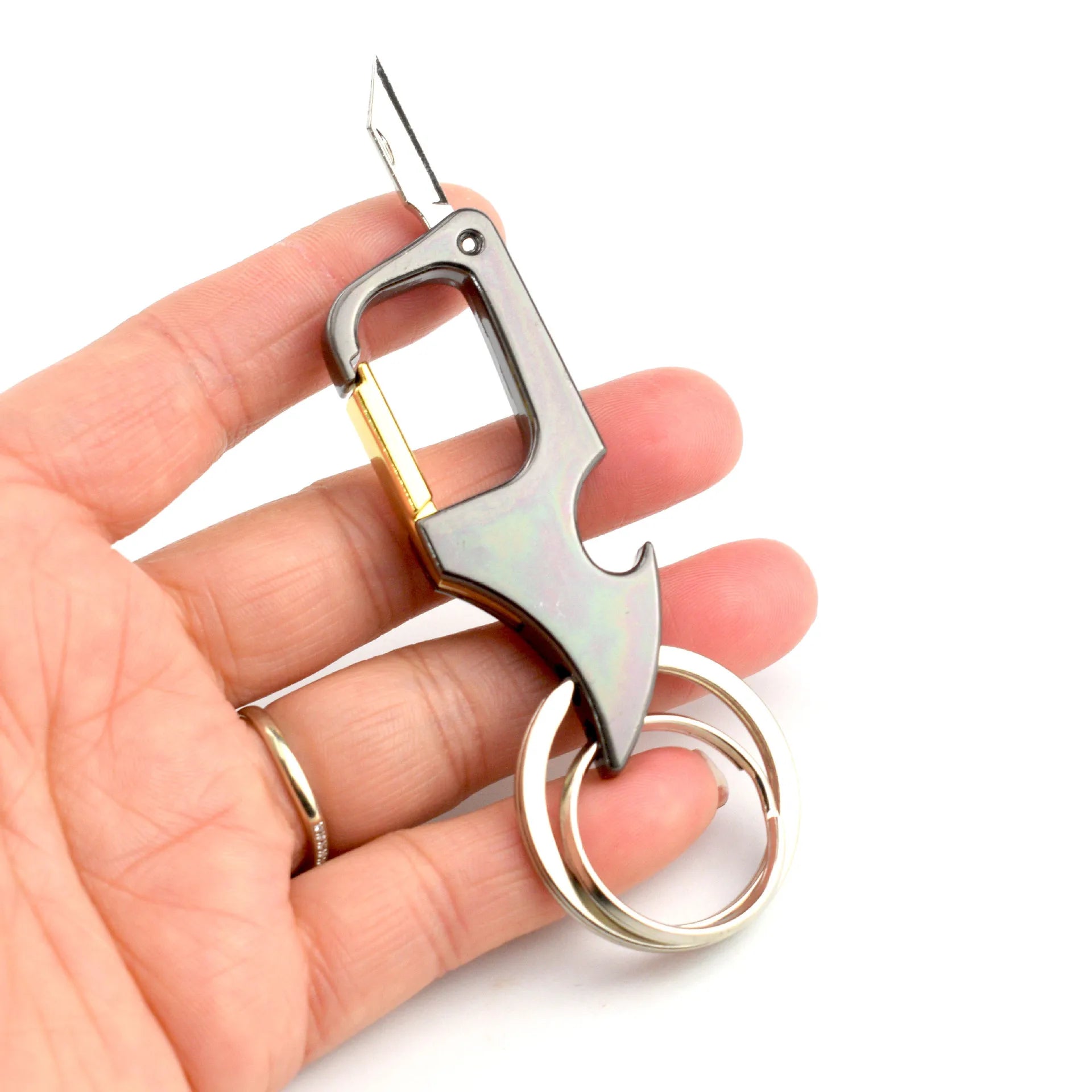 Comes With a Small Knife Detachable Express Creative Keychain Multifunctional Keychain