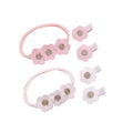 Ins Popular Cute Newborn Gift Boho Knit Crochet Baby Daisy Floral Headband Hair Clip