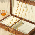 2025 New Personality Fashion Jewelry 18K Gold Stainless Steel Geometry Anklets Jewelry Chain Anklet Wholesale for Women