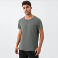 2023 Solid Color Custom logo Training Fitness Quick Dry Gym t Shirt for Men Gym T-shirt Sports Shirts