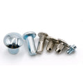 Customized Straight Pattern Inverted Buckle Flower Surplus Connection 304 Stainless Steel Knurled Pin Solid Rivets
