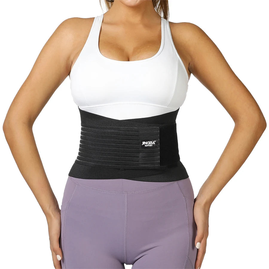 JINGBA Private Label Double Straps Weight Loss Corset Slimming Waist Trainer for Cycling Training Basketball