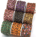 Stainless Steel Colorful Oil Drop Enamel Bead Roll Chain for Jewelry Making Gold Plated Diy Bracelet Necklace Anklet Chain