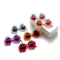 Strawberry Shape Fashion Trendy Party Children Sport Sunglasses Girls 2024 Manufacture Custom Sun Glasses Kids Boy