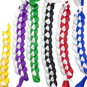 Wholesale Double Face Satin Braid Graduation Hawaiian Ribbon LEI Grad Party Luau Sports Team Celebration