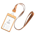 Wholesale Custom Aluminum Business Card Holder Name Badge Lanyard ID Card Holder Custom Manufacturer Name Badge Card Holder