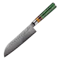 In Stock Chef Knife Set 67-Layers Damascus Steel Utility Knife Composited Resin Chaff Acrylic Handle Kitchen Utility Knife