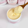 Private Label Organic Shea Butter Body Cream 24-Hour Whitening and Moisturizing Lotion 100g Vegan Ingredients