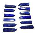 Natural Lapis Lazuli Reiki Single-Pointed Stone for Home Desk Decor Healing Crystal Wands