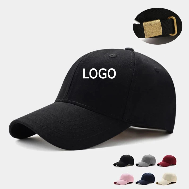 Custom Embroidery Leather Patch Fitted Snapback Cap 15 Colors Baseball Caps Men and Women Camo Baseball Cap