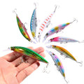 10.5cm-25.4g-6# Hard Blood Hook Sinking Minnow Lure Bait 7 Different Colors