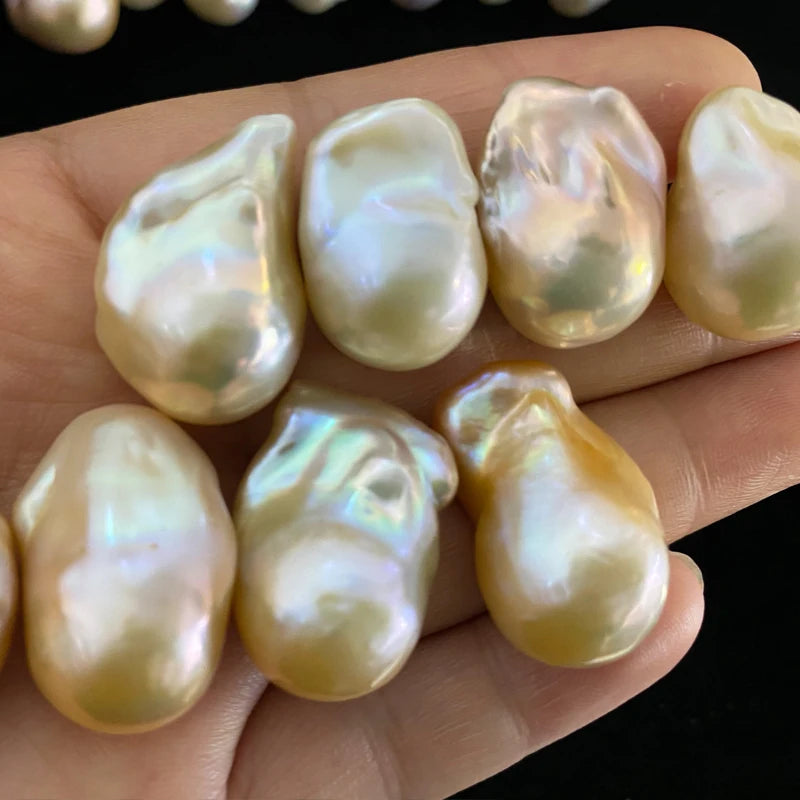 Natural Genuine Freshwater Baroque Pearl 9-16mm Loose Irregular Baroque Pearl for Jewelry Fine Jewelry Gifts