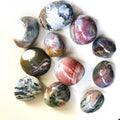 Wholesale Healing Natural Crystal Palm Colorful Stone Ocean jasper Palm for Decoration Reiki Crafts