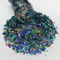 Wholesale Polyester Glitter for Epoxy Resin Tumblers Crafts Bulk Color Shift Glitter Nails Christmas Decorations