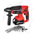 ONEVAN 2000W 10600IPM Brushless Cordless Rotary Hammer Drill 588VF Rechargeable Electric Hammer Impact Drill for Makita Battery