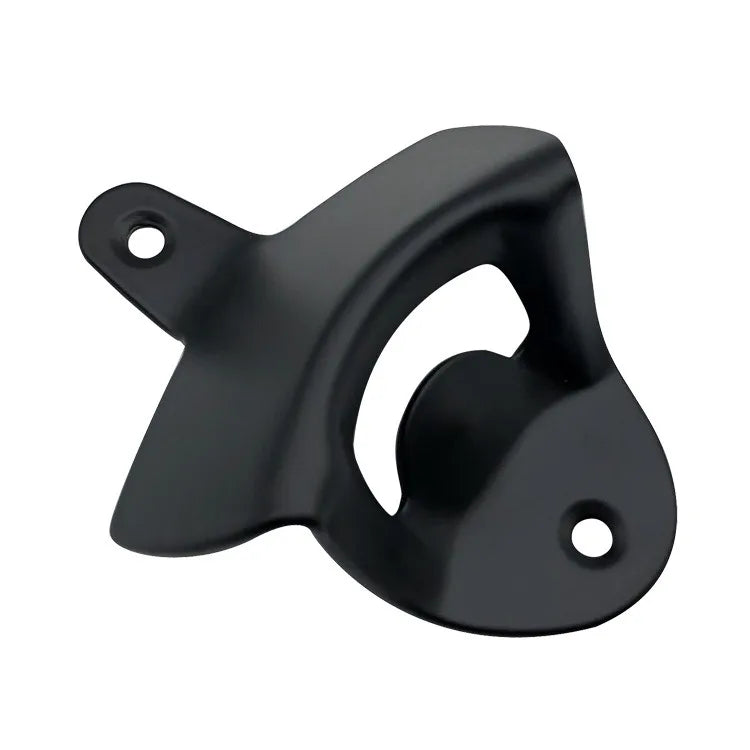 OEM Wholesale Customizable Stainless Steel Wall-Mounted Chrome Beer Bottle Opener Metal Crafts Product