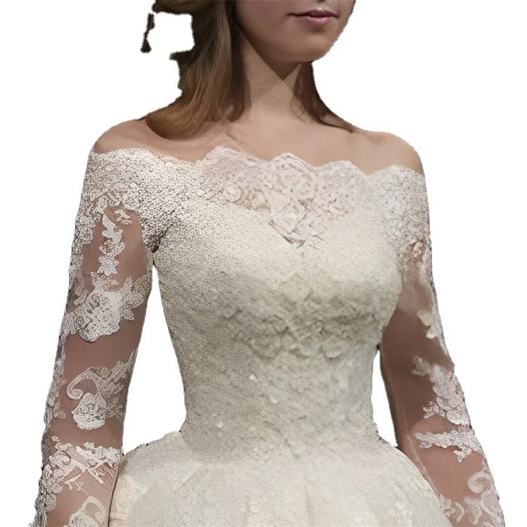 Mermaid Wedding Dresses Bodycon Wedding Dress Luxury Beaded Long Train Wedding Dress