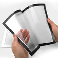 A4 Frame Dual Sided Transparent PVC Sheet Document Magnetic Frame With Adhesive