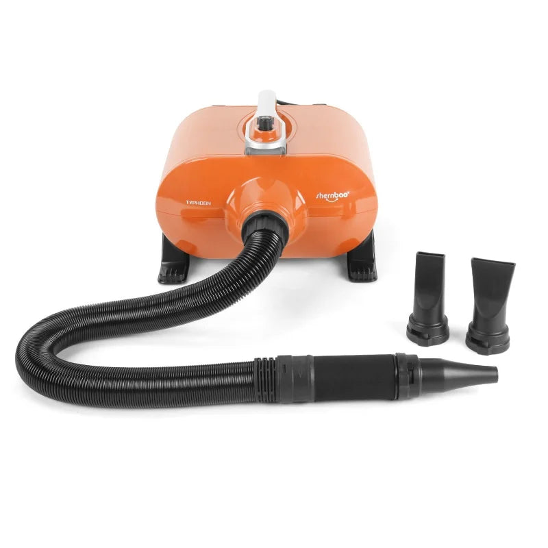 Shenbao Typhoon Upgraded Dual Motor Chargeable Plastic Pet Hair Dryer 3000W for Large Dogs Grooming Salon Use